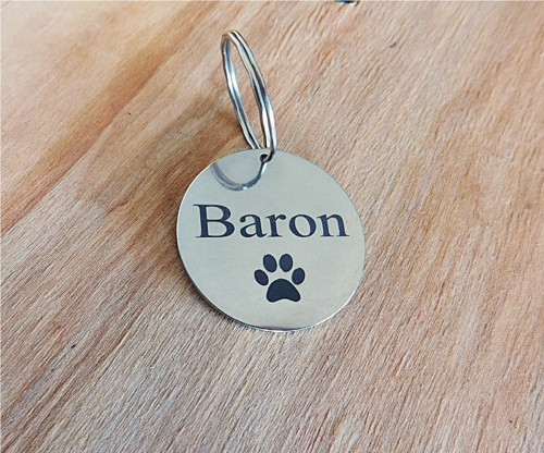 Psí známka kulatá - průměr 3 cm — foto 2