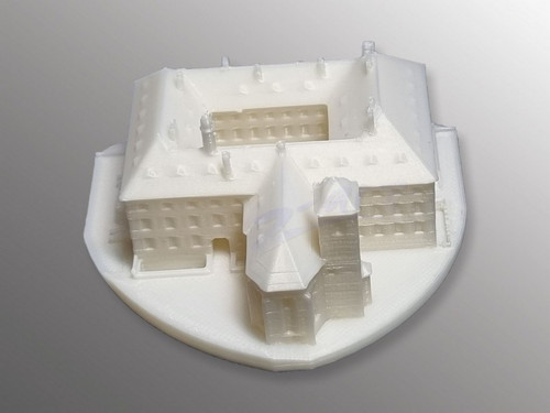 3D tisk modelu zámku Libochovice — foto 2