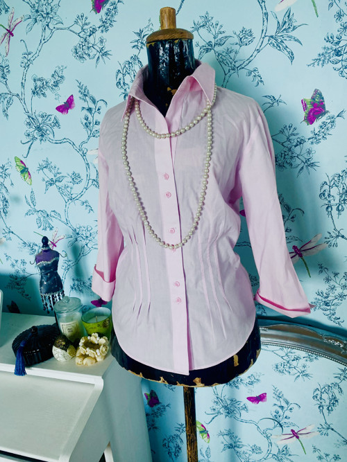 Košile klasická powder pink — foto 3
