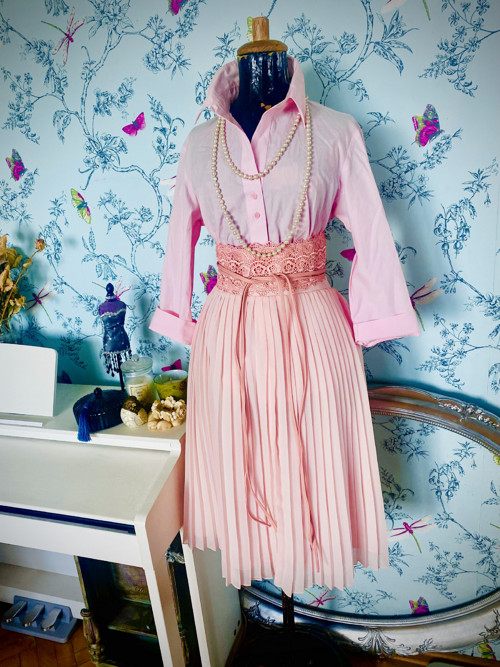 Košile klasická powder pink — foto 2