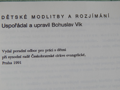 DĚTSKÉ modlitby a rozjímání — foto 2