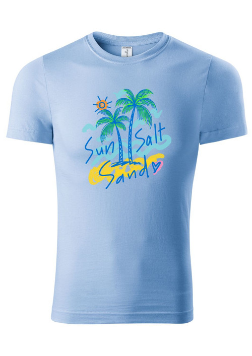 Dětské tričko "Sun - Salt - Sand" — foto 4