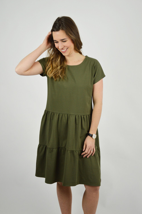 Šaty PEPPER Khaki KR — foto 4