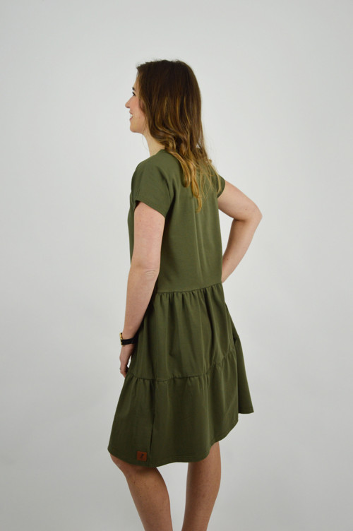 Šaty PEPPER Khaki KR — foto 2