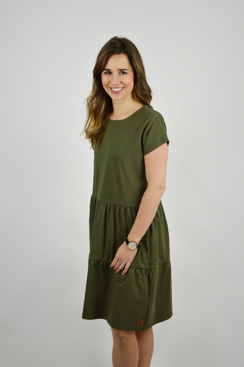 Šaty PEPPER Khaki KR — foto 3