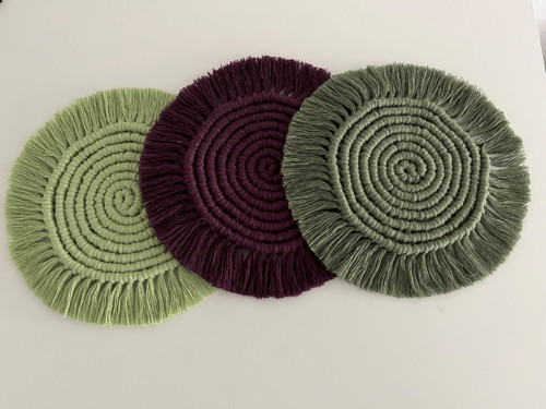 Macramé podtácky — foto 2