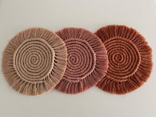 Macramé podtácky — foto 2