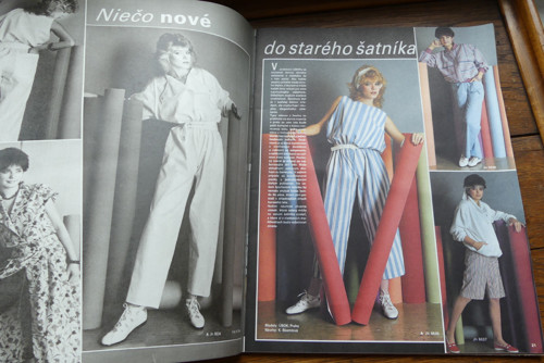 Časopis Móda, číslo 6/1986, střihy! — foto 6