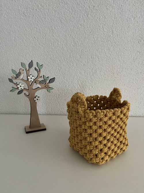 Macramé košík — foto 2