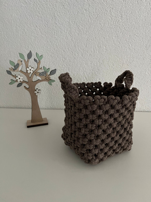 Macramé košík — foto 2