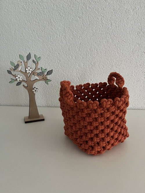Macramé košík — foto 2