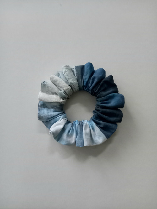 Patchwork batikované scrunchie — foto 6