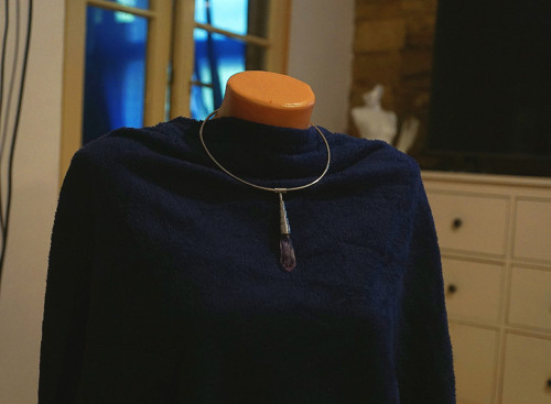 Nerezový náhrdelník.... " Purple ". — foto 6