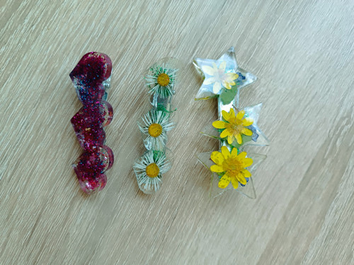 Sponky do vlasů se třpytkami — foto 2
