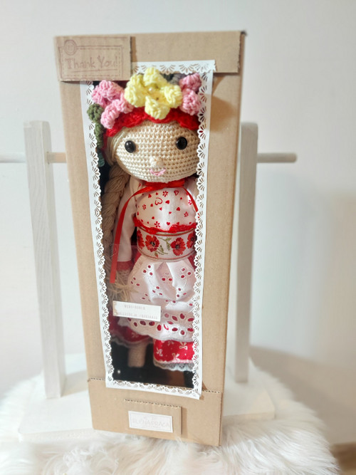 Háčkovaná bábika folk — foto 5
