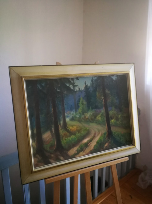 Velkoformátový olej Lesní partie — foto 2
