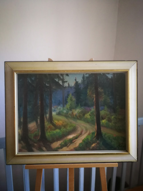 Velkoformátový olej Lesní partie — foto 3