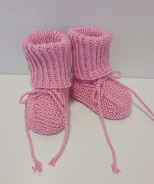 Pletené bačkůrky - 10 cm — foto 2