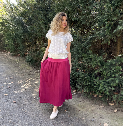 Dlouhá volná růžová — foto 4