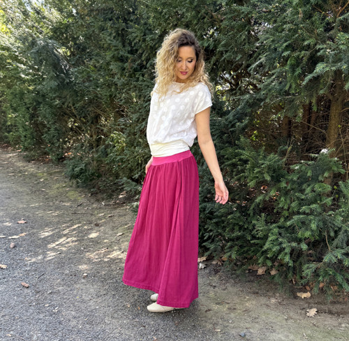 Dlouhá volná růžová — foto 5
