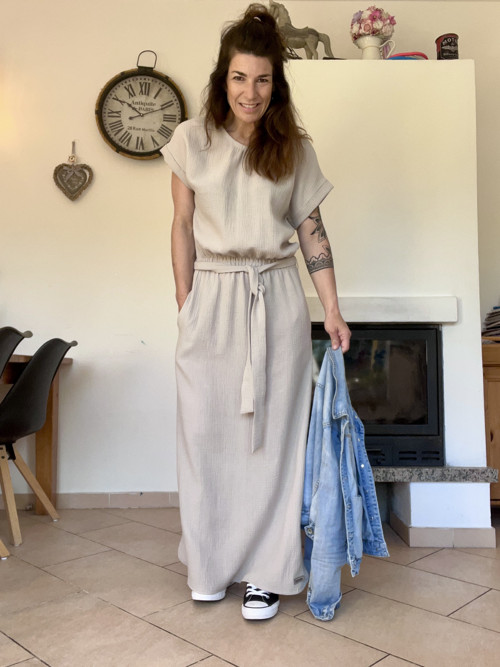 Letní mušelinové BOHO šaty — foto 3