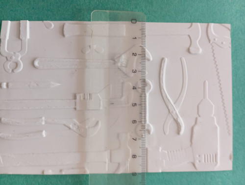 Embosovana karta nářadí — foto 3