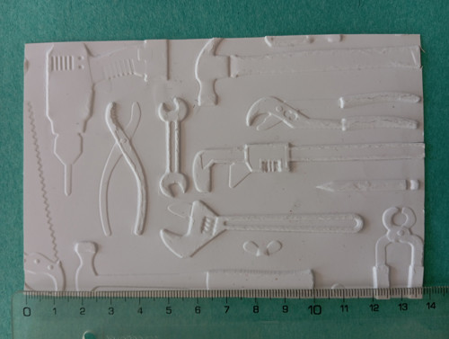 Embosovana karta nářadí — foto 2
