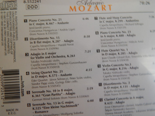 CD - 4x W. A. Mozart — foto 2