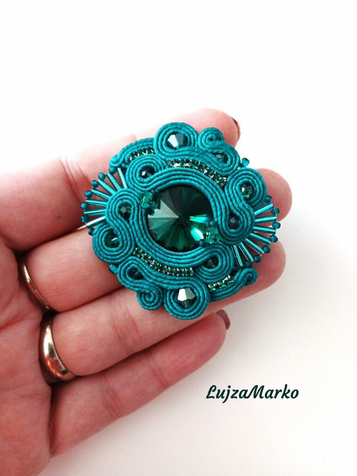 Serena soutache / sutaš brož — foto 3