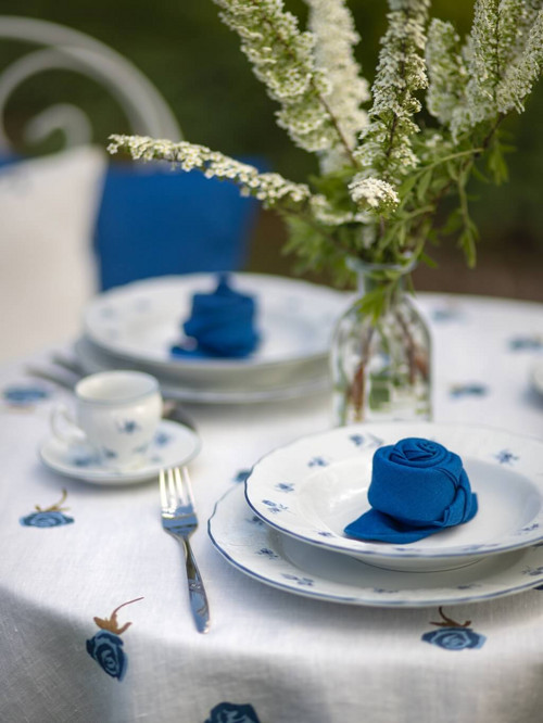Lněný ubrousek Cobalt Blue — foto 2