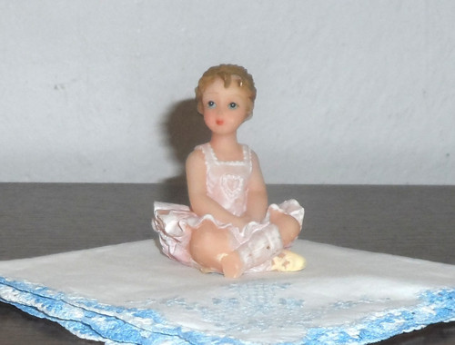 Dekorace, keramická figurka, BALETKA — foto 2