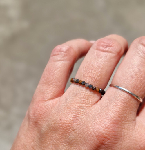 Nejjemnější pietersit*prsten*0,2 cm — foto 2