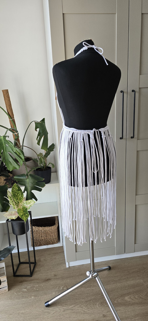 Macrame šaty Bílé. — foto 3