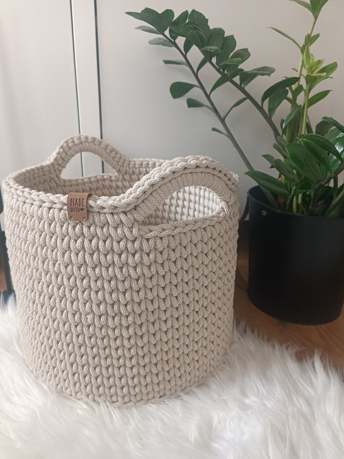 Háčkovaný košík — foto 3