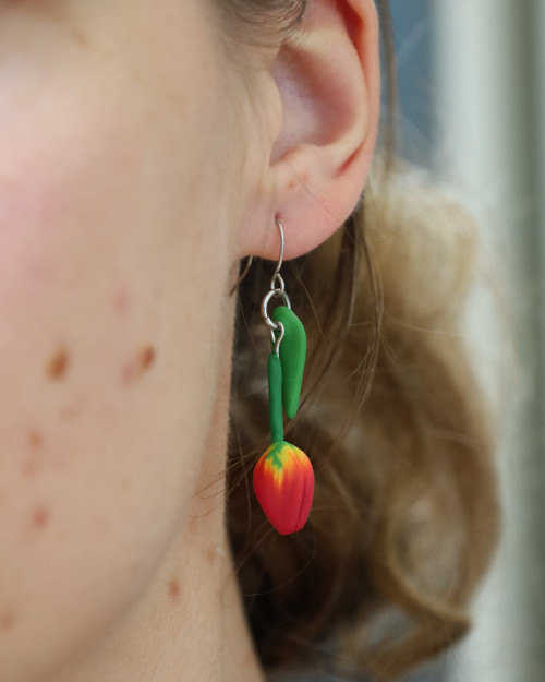 Náušnice - tulipány — foto 6