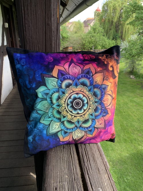 Mandala - povlak na polštář — foto 2