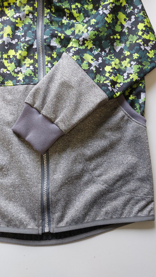 Dětská bunda z letního softshellu v.128 — foto 4