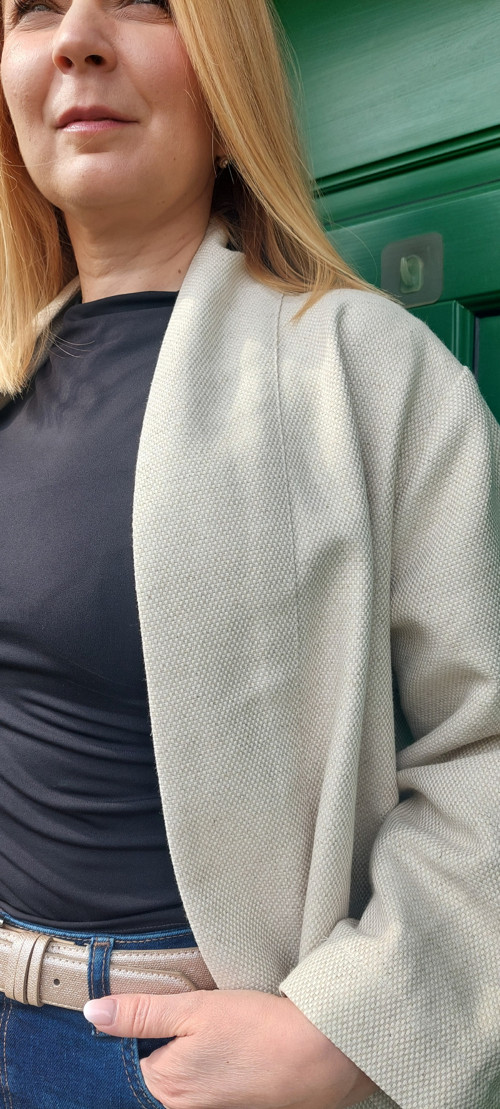 Lnĕný kabátek Marie — foto 2