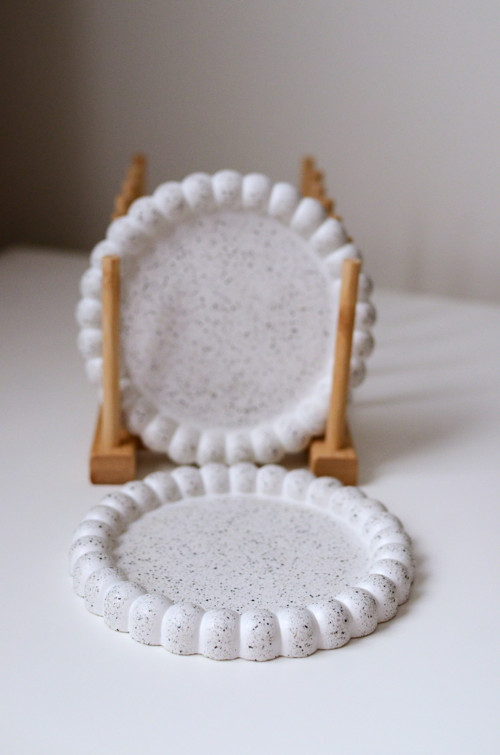 Jesmonite betonový tácek "Bubbles" — foto 4