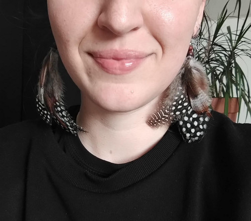 Co vítr šeptá ~ Náušnice peříčkové — foto 3