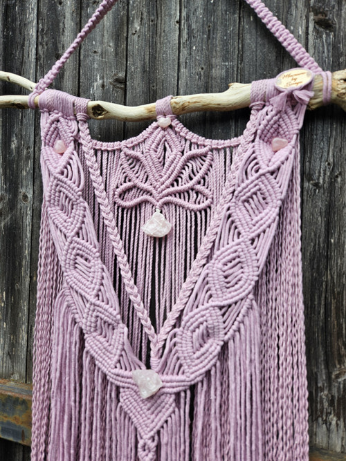 Autorské šeříkové macrame s růženíny — foto 5