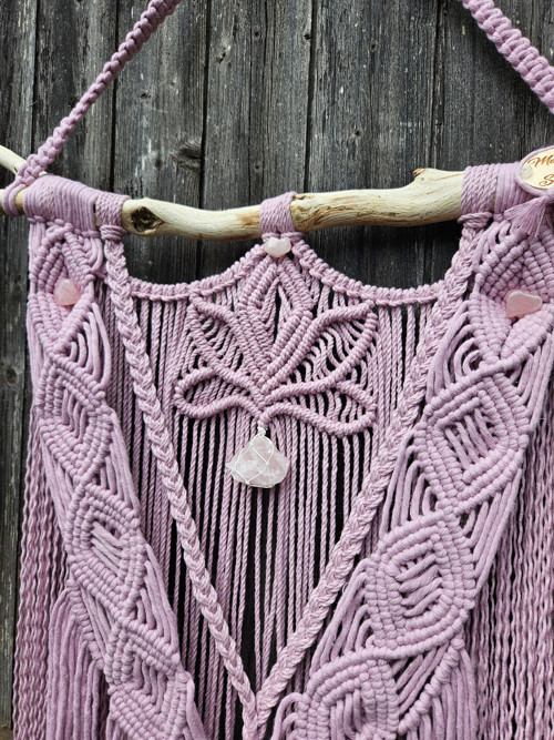 Autorské šeříkové macrame s růženíny — foto 4
