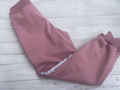 Softshell letní kalhoty Kvítky/starorůž. — foto 4