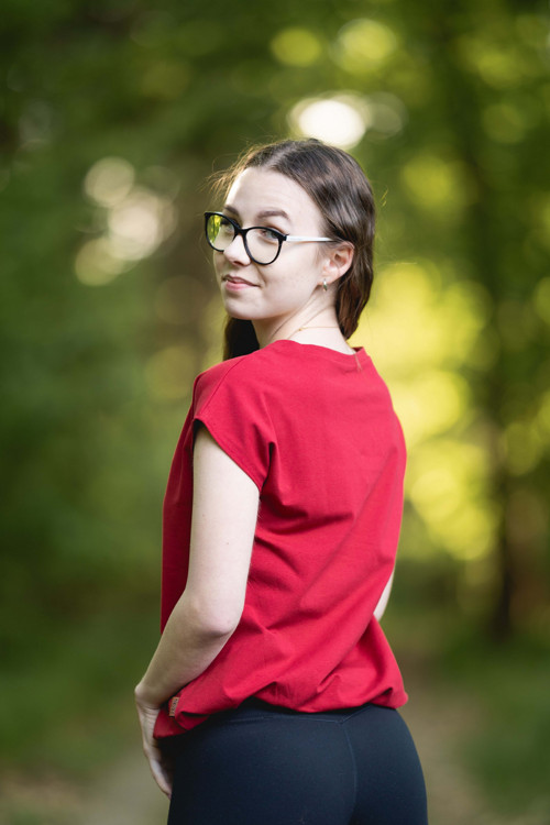 Tričko Hana červená KR — foto 4