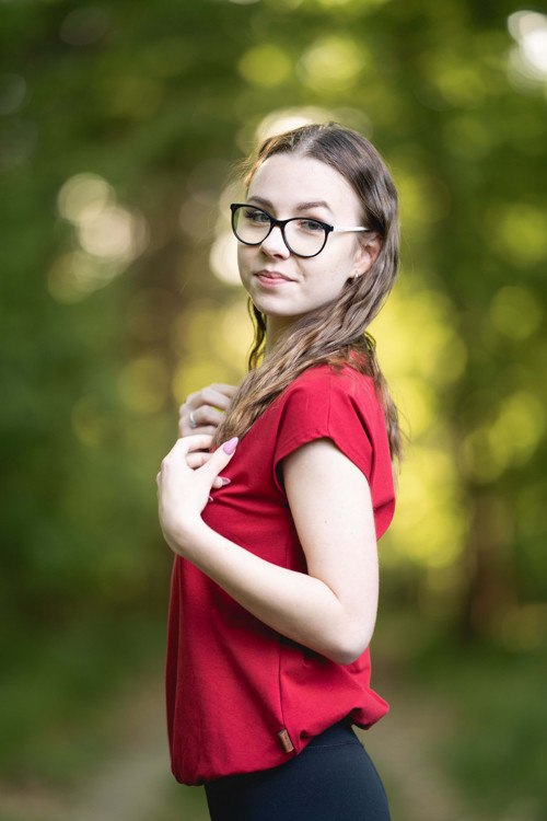 Tričko Hana červená KR — foto 3