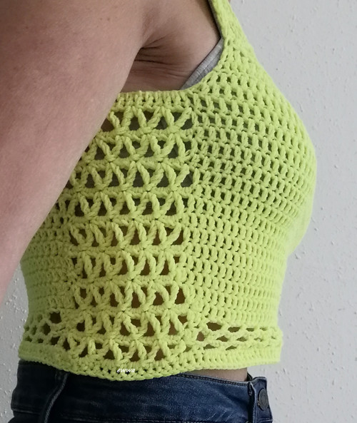 Háčkovaný dámský top — foto 5