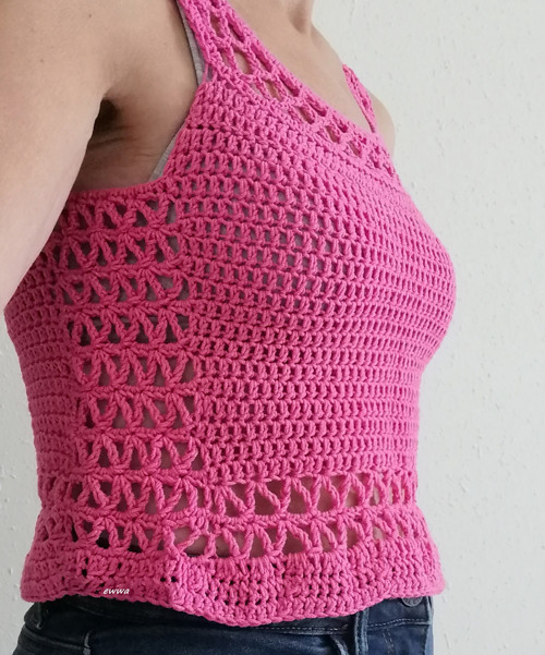 Háčkovaný dámský top — foto 5