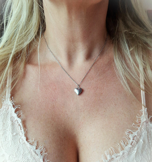 Otevírací srdce*mini*medailonek*chirurgická ocel — foto 4