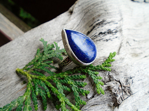 Strieborny prsteň Ag 925 Lapis Lazuli — foto 3