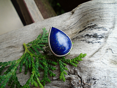 Strieborny prsteň Ag 925 Lapis Lazuli — foto 2